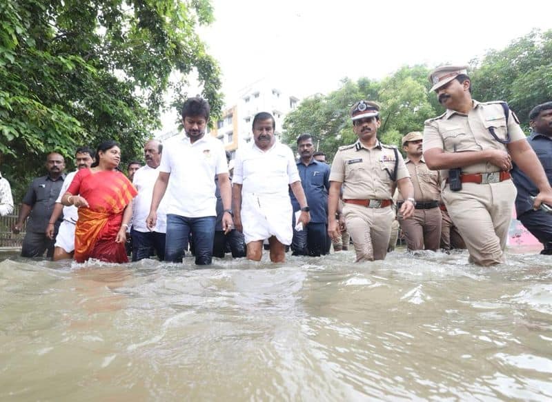 Udayanidhi has said that the central government has not given even a single rupee to the flood affected areas in Tamil Nadu KAK