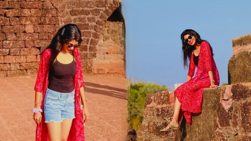 shruthi rajanikanth actress shares holiday pics from goa instagram nsn