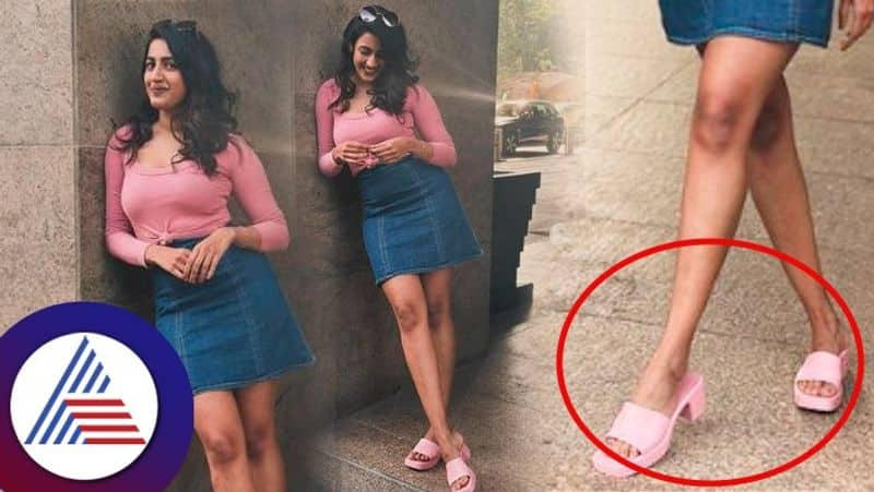 Chiranjeevi Niharika Konidela wear expensive pink heels on her birthday vcs