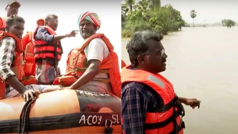 Mari selvaraj says about risks in flood rescue and udhayanidhi stalin timely help gan