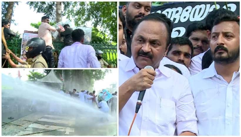 Kerala: Police books Opposition leader V D Satheesan over Youth Congress march violence in Thiruvananthapuram