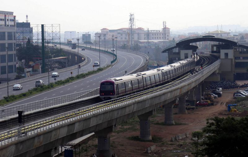 namma metro yellow line Infosys Foundation-funded Konappana Agrahara Station in Electronic City gow