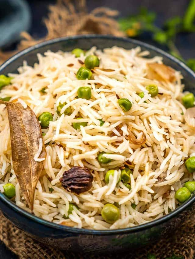 easy and tasty coconut milk green peas biryani recipe in tamil mks