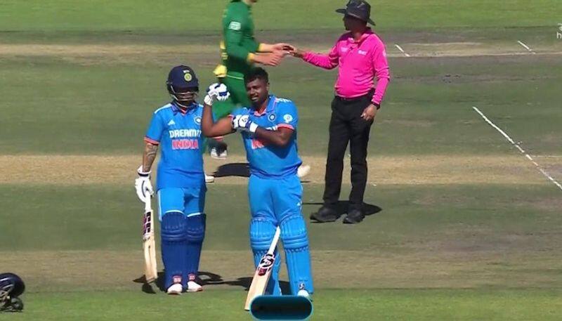 cricket IND vs SA 3rd ODI: 'Well played'- Fans erupt after Sanju Samson slams maiden ODI century against Proteas osf