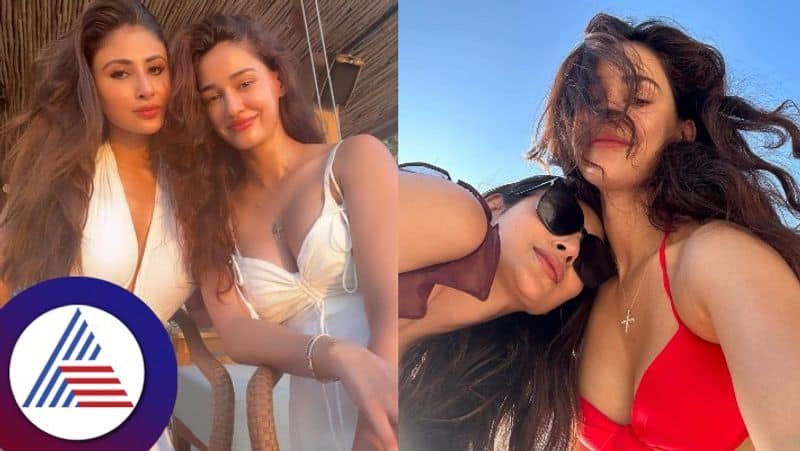 Bollywood Actress Disha Patani And Mouni Roy Enjoying Holiday In Thailand gvd