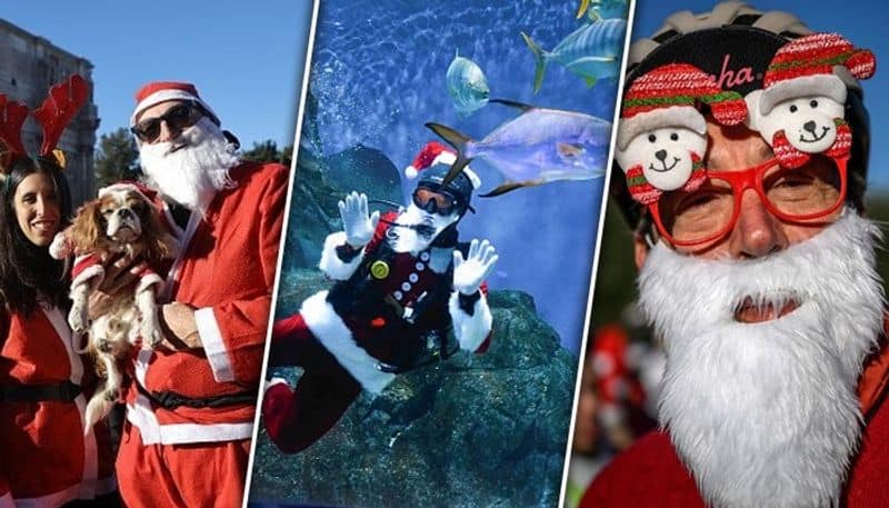 Christmas 2023: 11 cute photos of Santa Claus around the world RBA