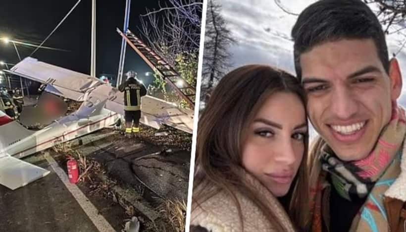 Couple miraculously cheats death in separate plane crashes on the same day in Italy; pictures surface