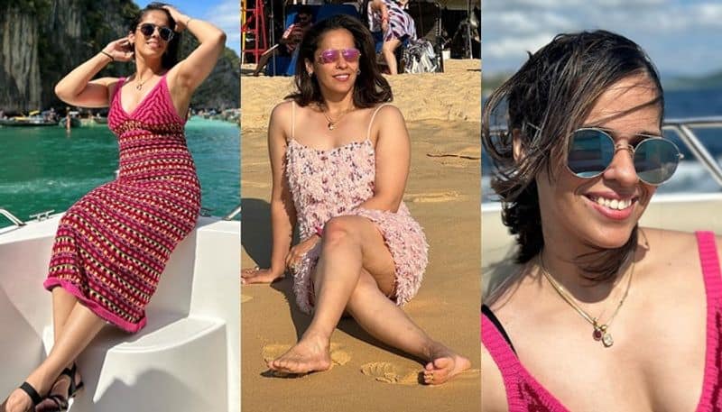 Badminton star Saina Nehwal in Thailand Holiday Looks Stunning In Beachside Photos san