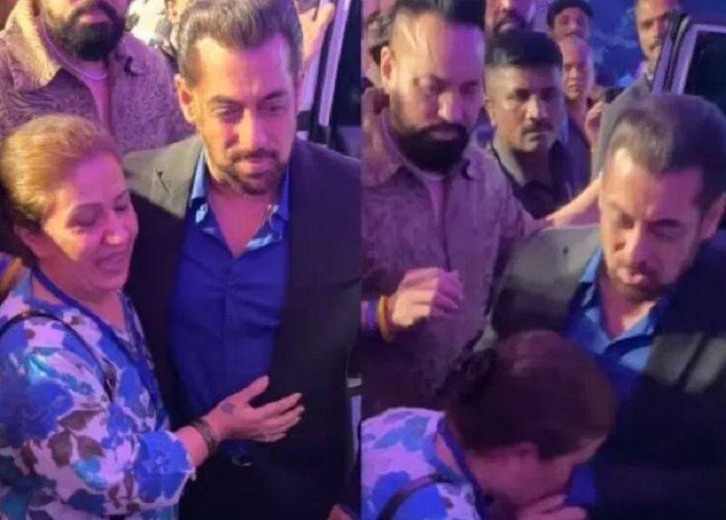 Female Fan Kisses Salman Khan After Taking Photo With Him gvd