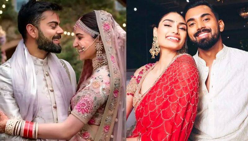 Bollywood Actresses Who Married Cricketers, Athiya Shetty-KL Rahul, Anushka Sharma-Virat Kohli Vin