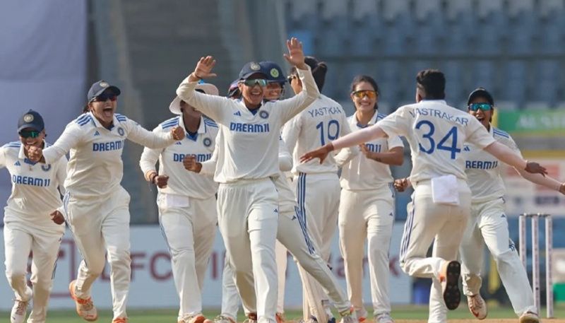 cricket India defeat Australia for 1st time in Women's Test history; fans laud Harmanpreet Kaur after 8-wicket win osf