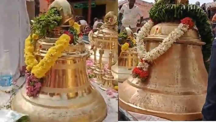 Ayodhya Ram Mandir : Ayodhya has 48 bells made in Tamil Nadu, Do you know the weight of each one? - bsb