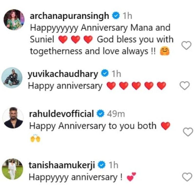 Sunil Shetty wishes wife Mana Shetty on wedding anniversary; daughter Athiya Shetty shares unseen pictures ATG