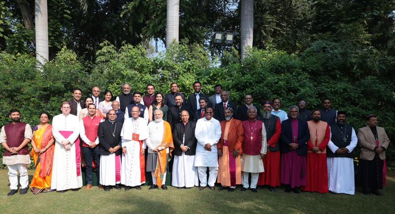 Christmas Celebrations at  Prime Minister Narendra Modi house in New Delhi lns