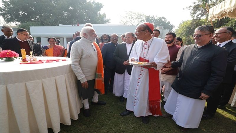 India proudly acknowledges Christian community contribution says PM Modi in an interaction smp