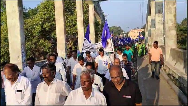 fisherman people paid respect to 19th anniversary who died tsunami incident at cuddalore vel