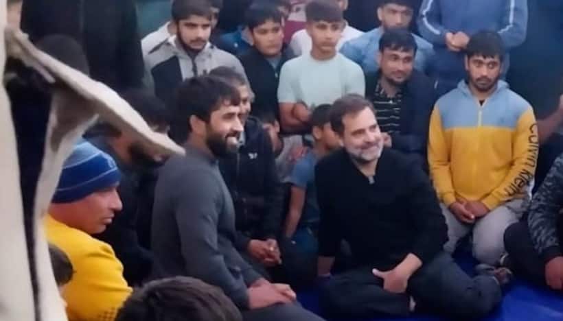 WFI row: Rahul Gandhi trolled for meeting Bajrang Punia; wrestling and exercising along with Olympian