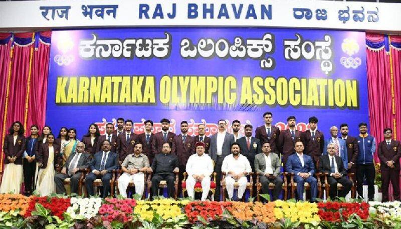 Karnataka Olympic Association felicitate Asian Games medalists kvn