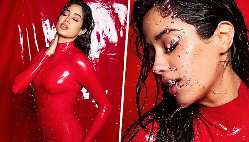 Janhvi Kapoor shows off curves in body-hugging red dress [PICTURES] ATG