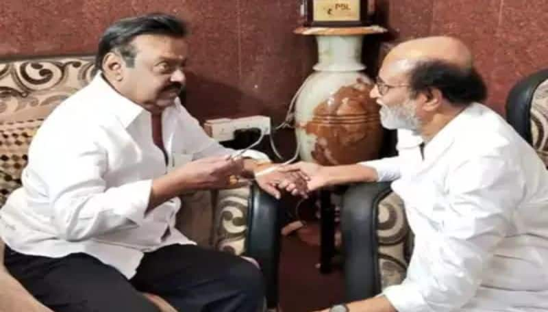 Rajinikanth feels sad and speaks emotional about vijayakanth loss gan