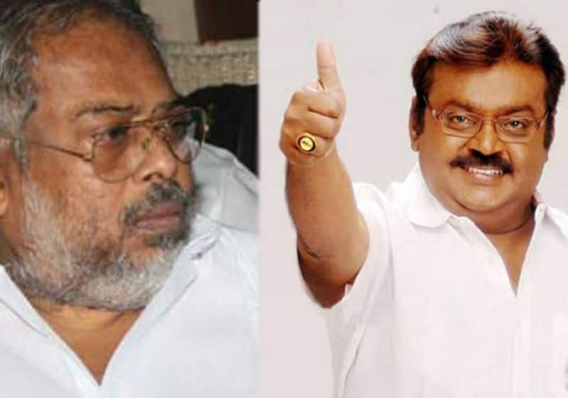 Ibrahim Rowther with Vijayakanth a rare friendship in tamil film world vvk