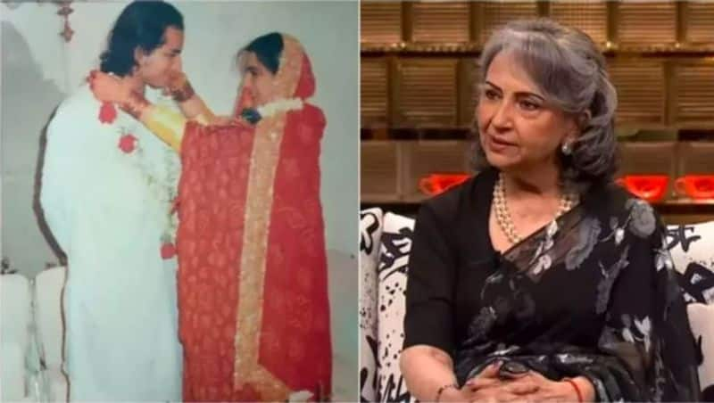 Saif Alikhan ran away from home to get married with Amrita singh Mom Sharmila Tagore remembers that days in KWK 8 show akb