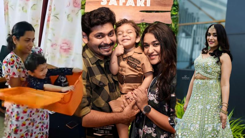 actress parvathy krishna share his son roller coaster video nrn 