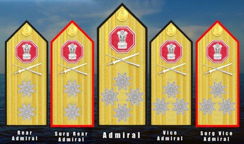 Indian Navy unveils new design of Admirals' epaulettes