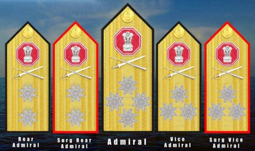 Indian Navy unveils new design of Admirals' epaulettes (WATCH)