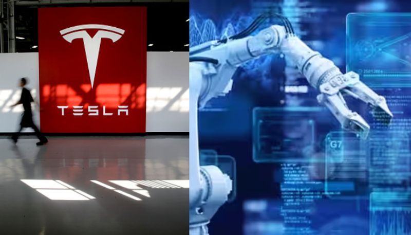 Tesla engineer seriously injured in attacked by Robot Machine pins him down digging metal claws into back and arm etj