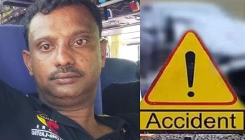 private bus conductor died after being hit by a truck while controlling traffic in Malappuram manjeri vkv