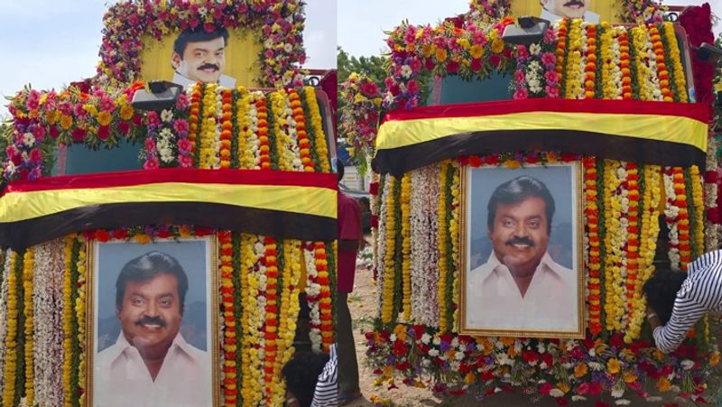 Vijayakanth funeral expenses borne by tamilnadu government