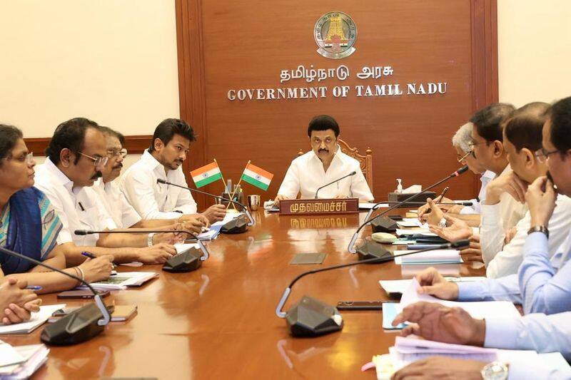 Tamilnadu cm mk stalin chaired high-level meeting on relief work in flood affected souther n districts Rya