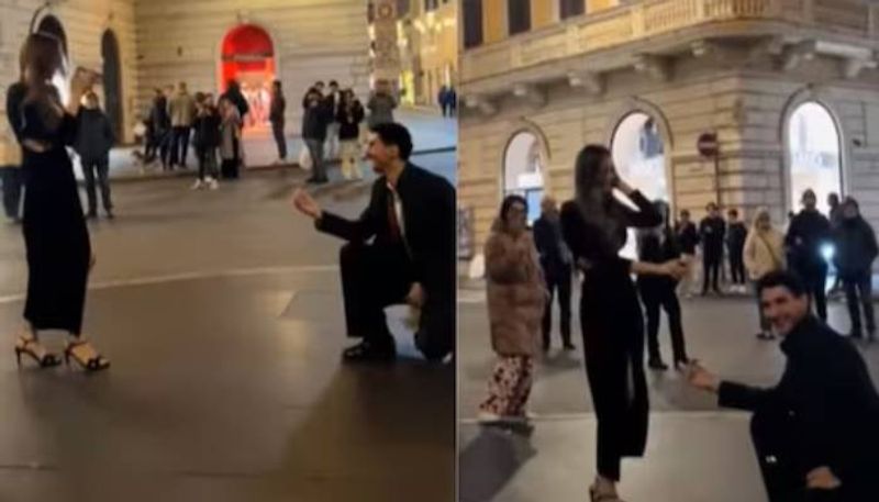 man proposed lover in Rome but reply is unexpected rlp