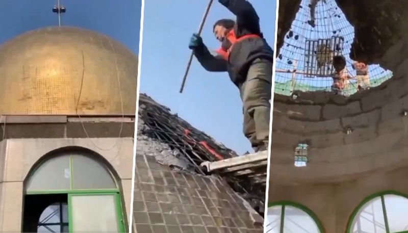 WATCH Purported video showcasing demolition of mosque in China goes viral; sparks outburst snt