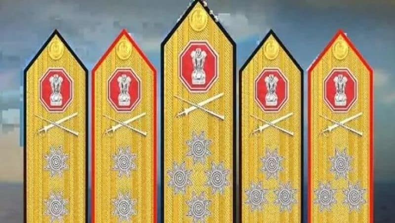 Indian Navy unveils new epaulettes for top officers that are modeled after Chhatrapati Shivaji-rag