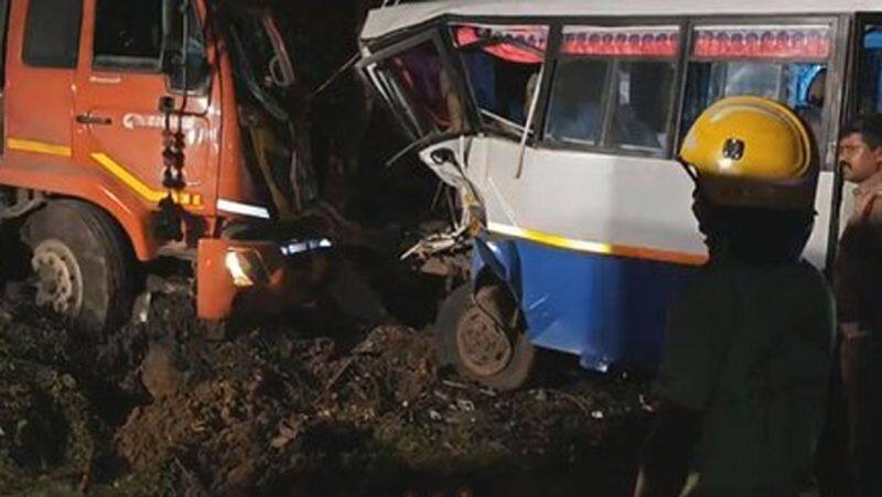 Pudukkottai Road Accident...5 ayyappa devotees died tvk