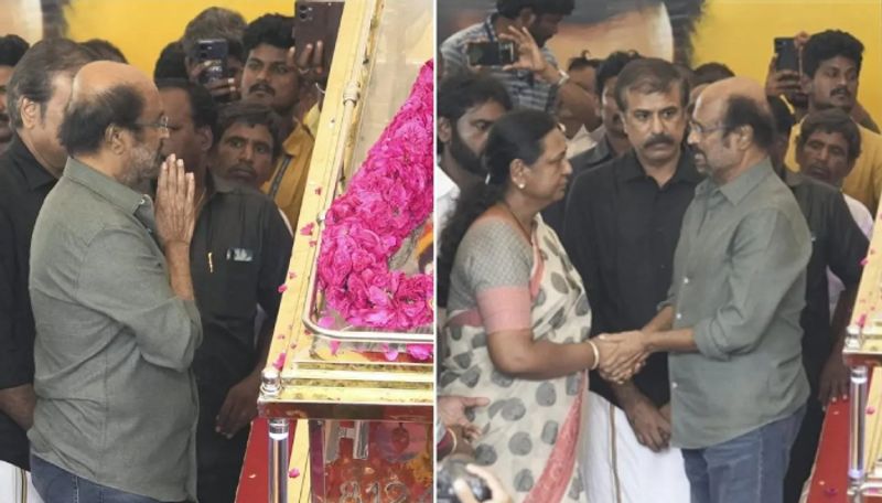 Watch Rajinikanth pays visit to Vijayakanth's funeral, breaks down while mourning for DMDK chief RBA