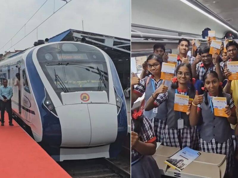 pm narendra modi flagging tamil nadu 4th vande bharat train between coimbatore and bangalore today vel