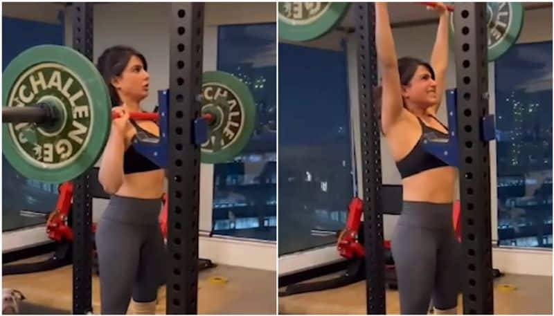 Watch Samantha Ruth Prabhu shows strength in intense gym session; powers through heavy lifting SHG