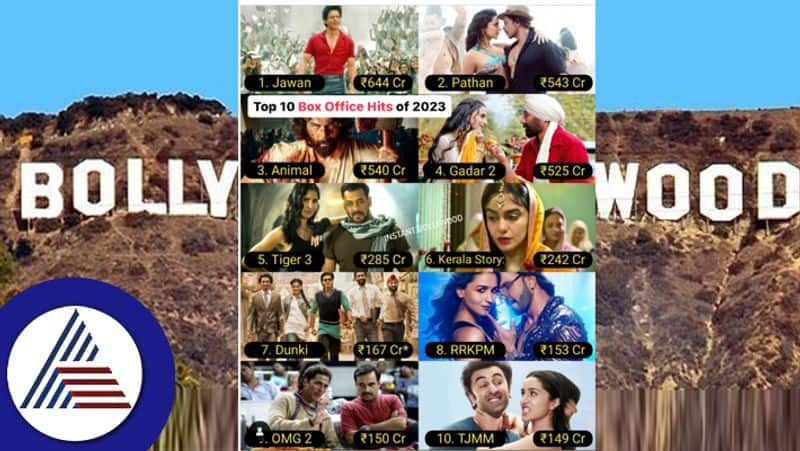 Here is the list of top 10 films that brought life to the Bollywood in 2023 suc