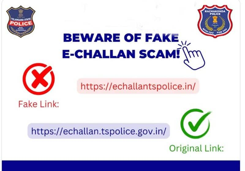 E challan website down.. Scammers are getting angry with fake portals..ISR