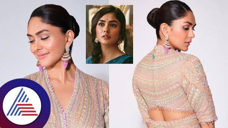 sita ramam fame actress mrunal thakur wore pink pastel dress worth 30 lakh 29 thousand see photos gvd