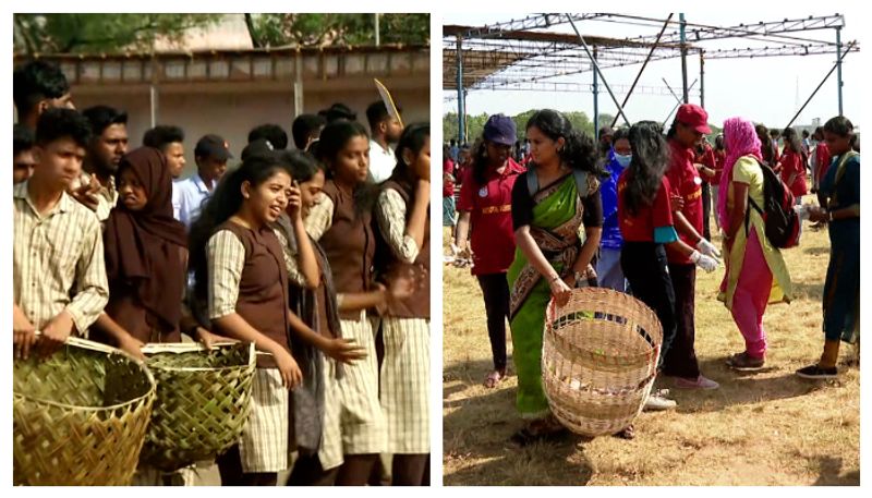 Kerala school kalolsavam: Students, Haritha Karma Sena join hands for 'plastic-free zone' venue rkn