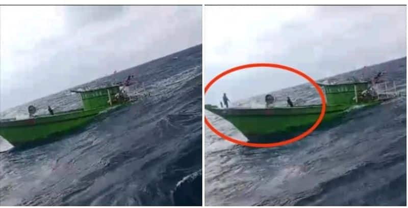 Kanyakumari fishermen boat sinks in cyclone KAK