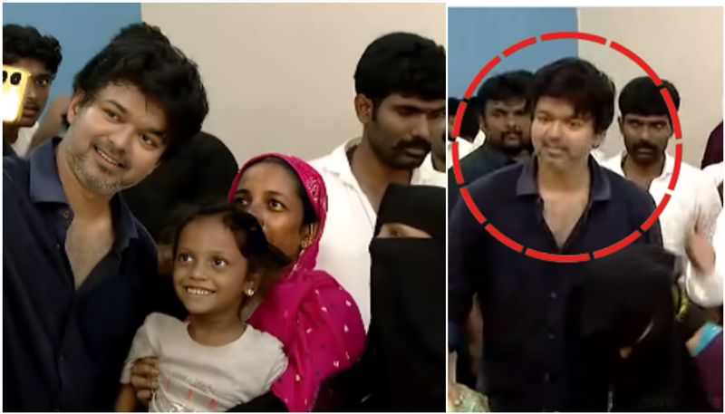 family take selfie with actor vijay not take his aid actors wandered video viral vvk