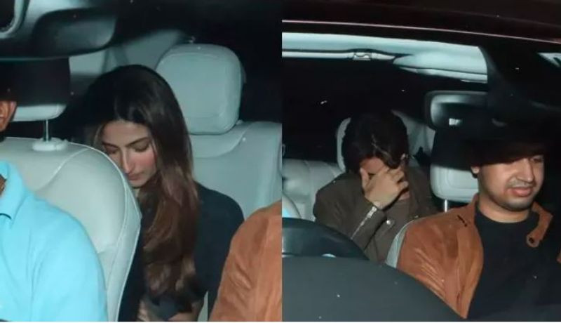 Saif Ali Khan son Ibrahim Ali Khan celebrating new year with rumoured girlfriend Palak tiwari akb