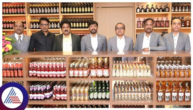 Inauguration of the first government premium liquor store in Basaveshwara Nagar gow 