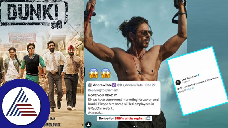 SRK Has a Hilarious Reply For Fan Who Complains About Dunkis Marketing suc