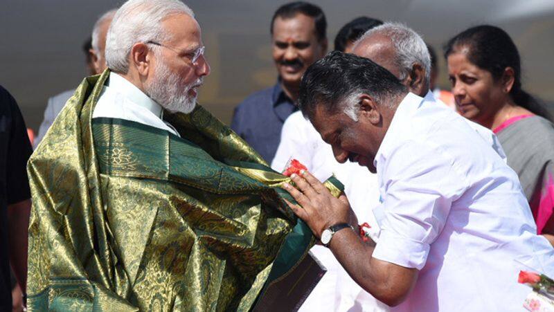 OPanneerselvam to meet PM Modi at Trichy airport tvk